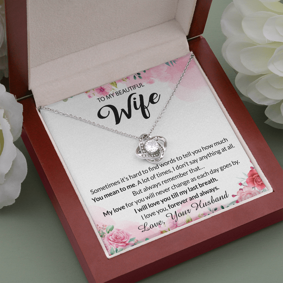 To My Beautiful Wife - VA1013 Necklace