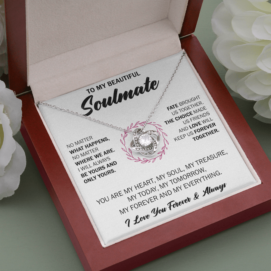 Gift For Your Soulmate - The Choice - Love Knot Necklace