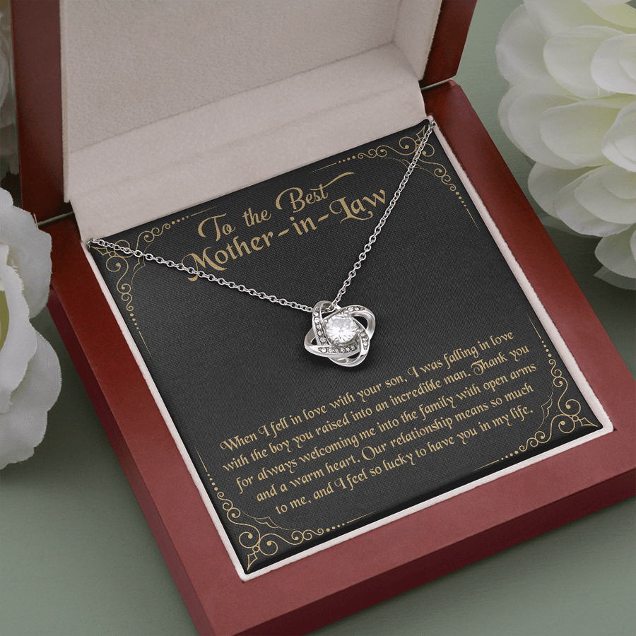 To the Best Mother-in-law Necklace - Mother in Law Necklace Gift, to My Mother-in-law, Mother-in-law Gift, Mother-in-law Necklace, Thoughtful Message Card, Future Mother-in-law