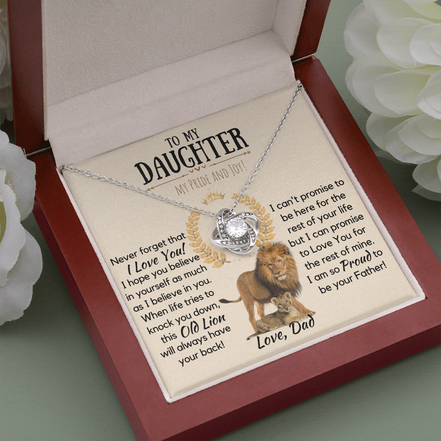 (Best Seller) To my Daughter(s) - So Proud of You, Love Dad Necklace