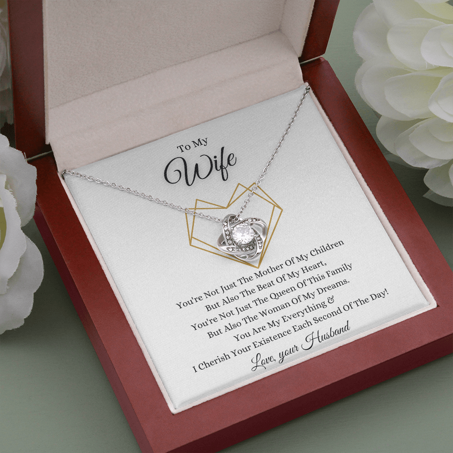 To My Wife - Love Knot Necklace