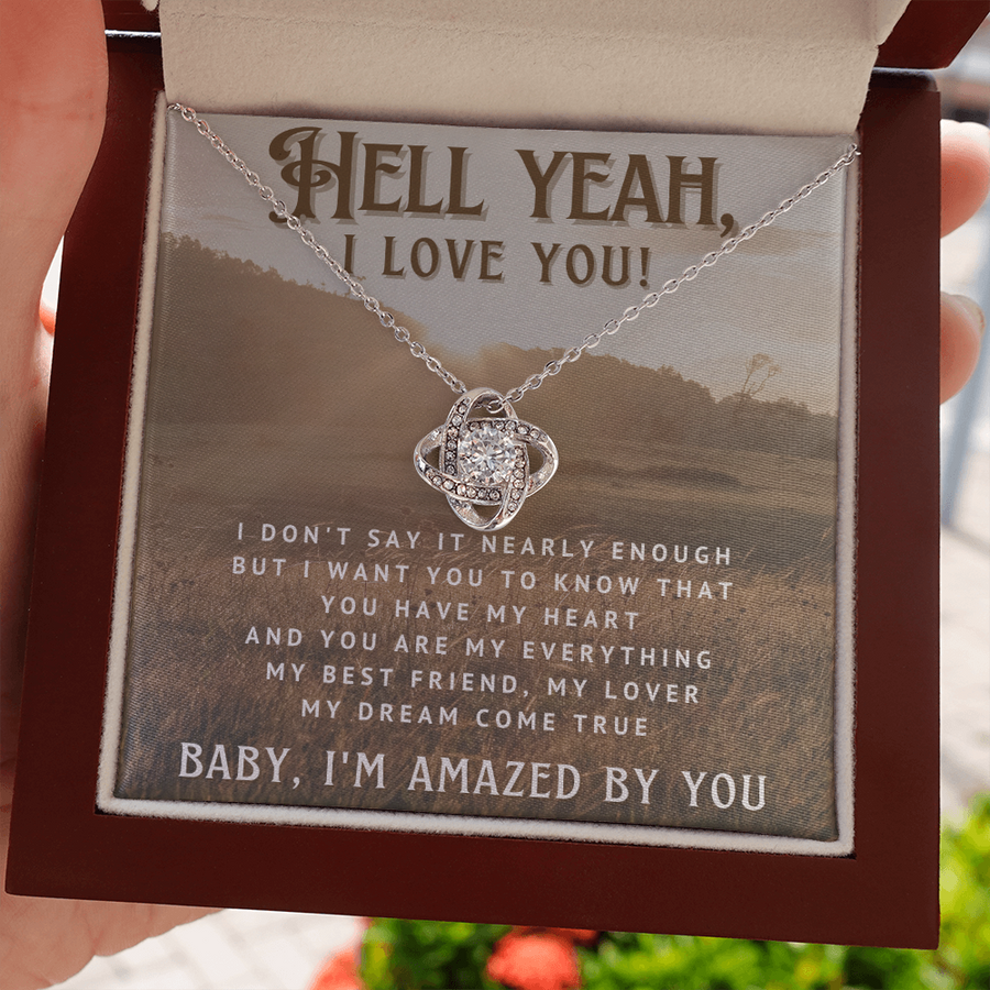 Hell Yeah, I Love You - Necklace Gift Set