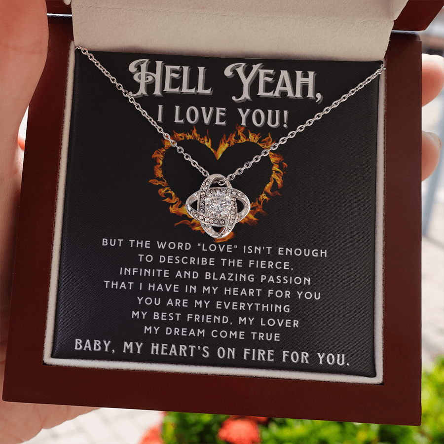 My Heart's On Fire For You - Necklace Gift Box