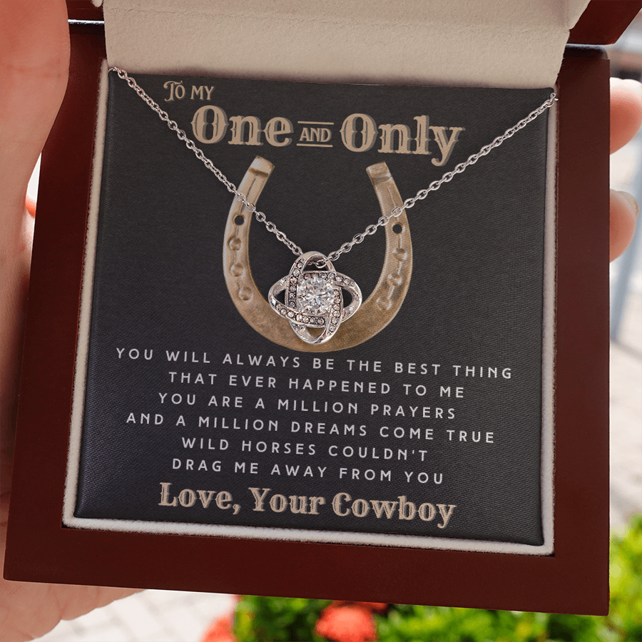 Wild Horses Couldn't Drag Me Away From You - Necklace Gift Box