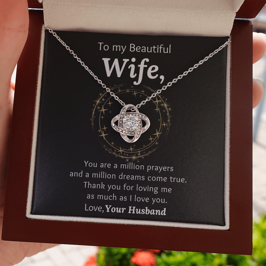 Wife, You Are a Million Dreams Come True - Necklace