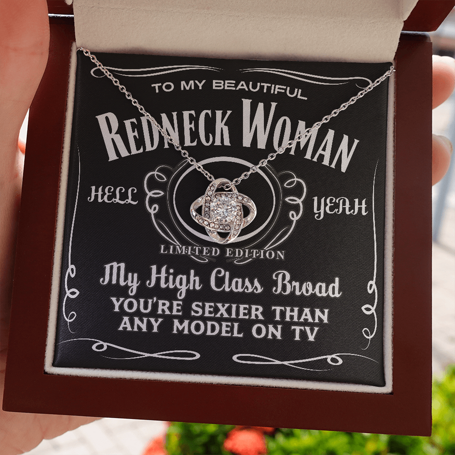 To My Beautiful Redneck Woman Necklace