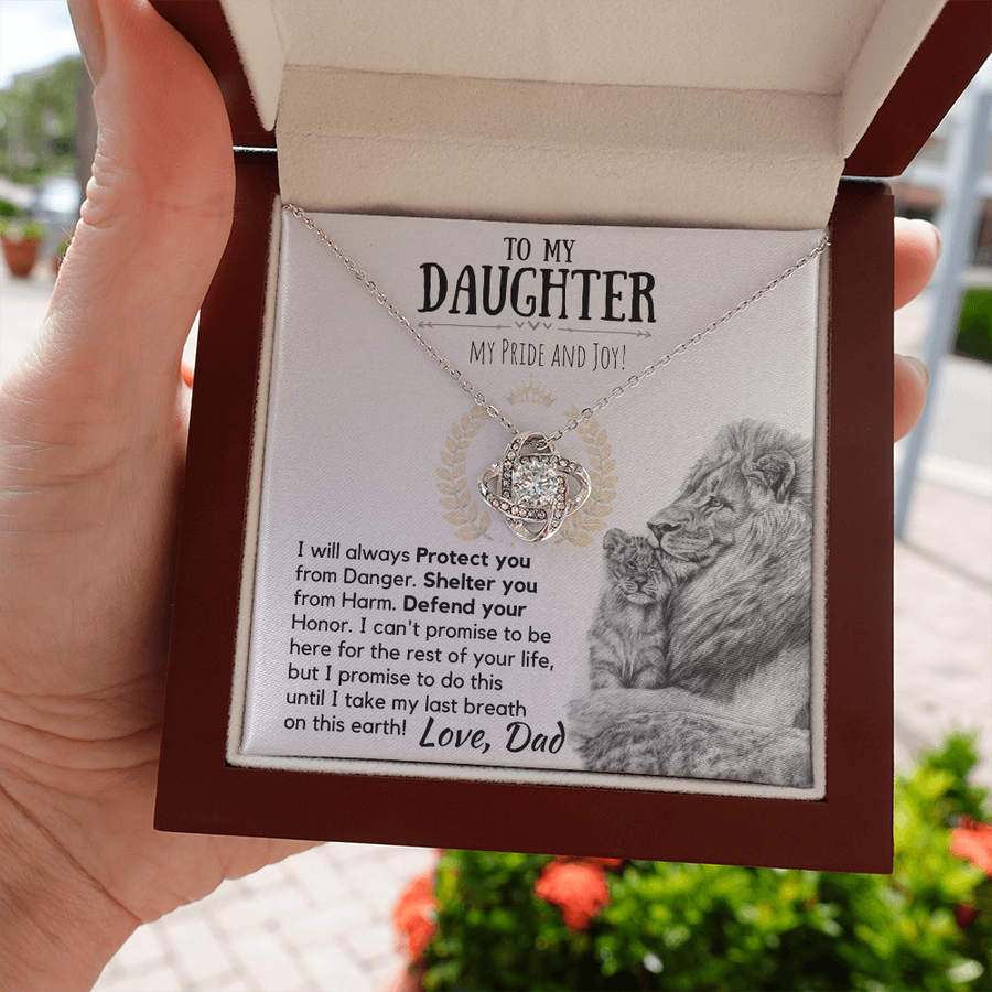 (Almost Gone) To my Daughter(s) - Always there for you, Love Dad Necklace