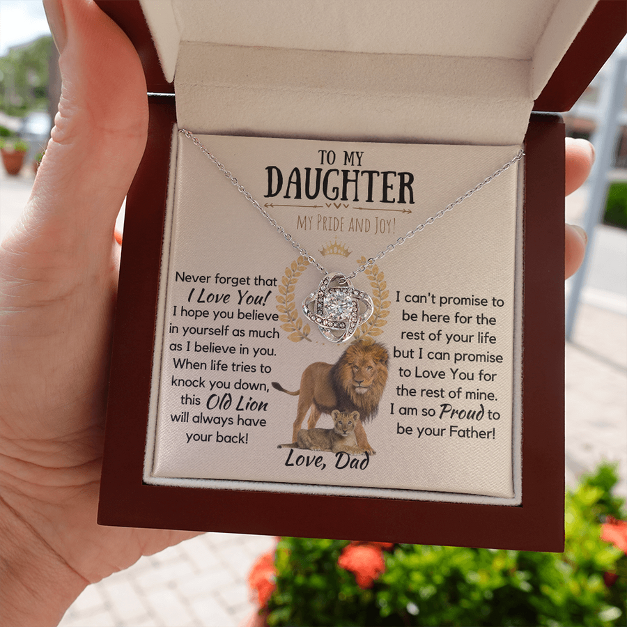 (Best Seller) To my Daughter(s) - So Proud of You, Love Dad Necklace