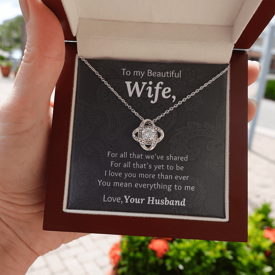 Wife, You Mean Everything to Me - Necklace