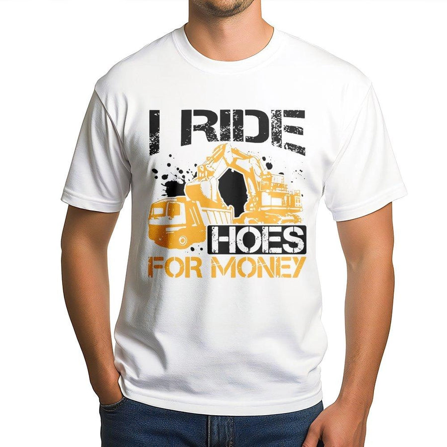 Excavator Operator T-Shirt | Funny Construction Worker Graphic | 100% Cotton Premium Tee | Unique Heavy Equipment Gift for Him
