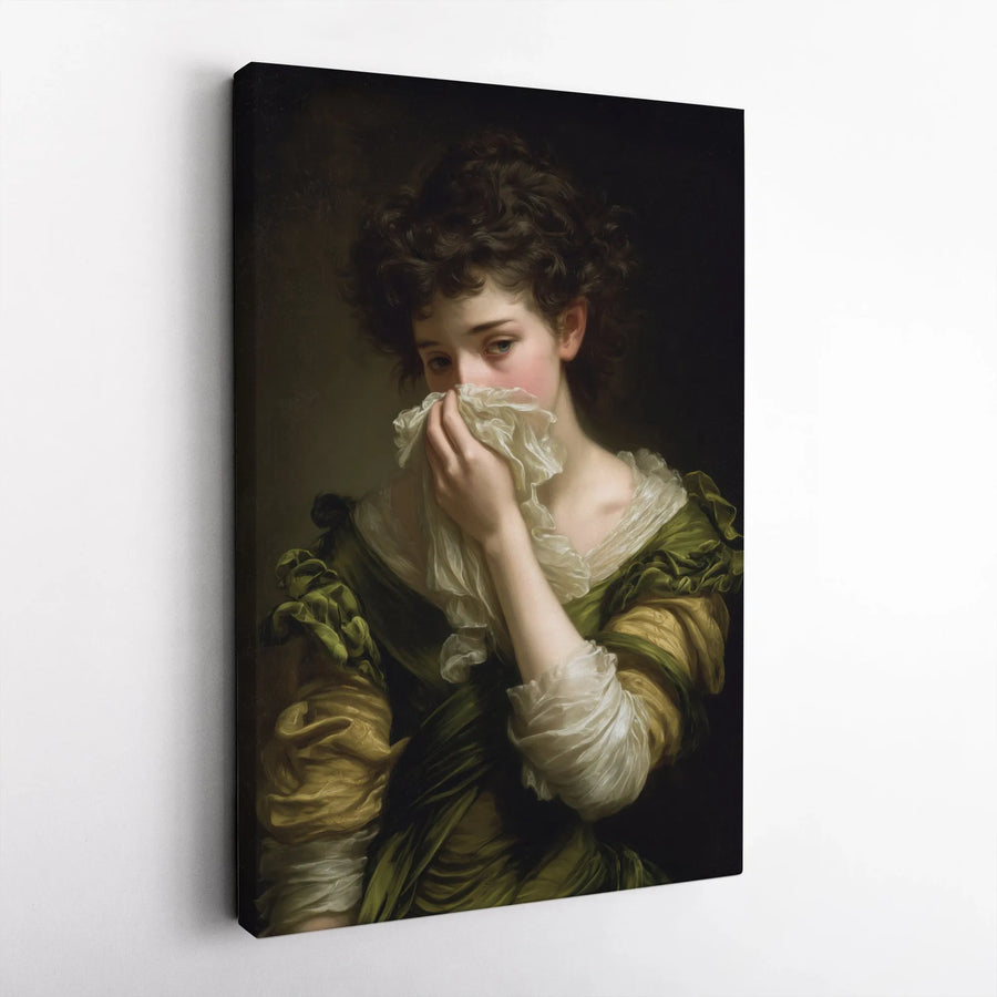 Jean-Honoré Fragonard The Souvenir Canvas Print | Classic Rococo Portrait Wall Art | Premium Gallery-Wrapped | Elegant Fine Art Gift for Home Decor