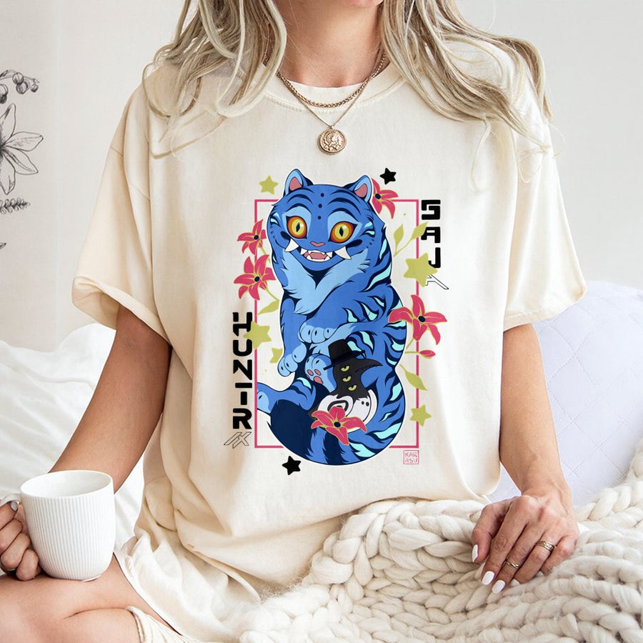 Anime Tiger T-Shirt | Japanese Graphic Streetwear Art | Premium 100% Cotton | Unique Gift For Anime Fans & Otaku Culture Enthusiasts