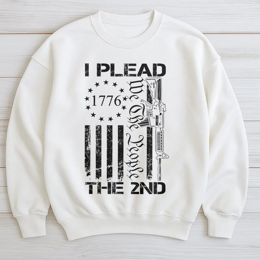 Second Amendment Sweatshirt | 2A We The People 1776 Graphic | Premium Cotton Blend | Patriotic Gift for Gun Rights Supporters