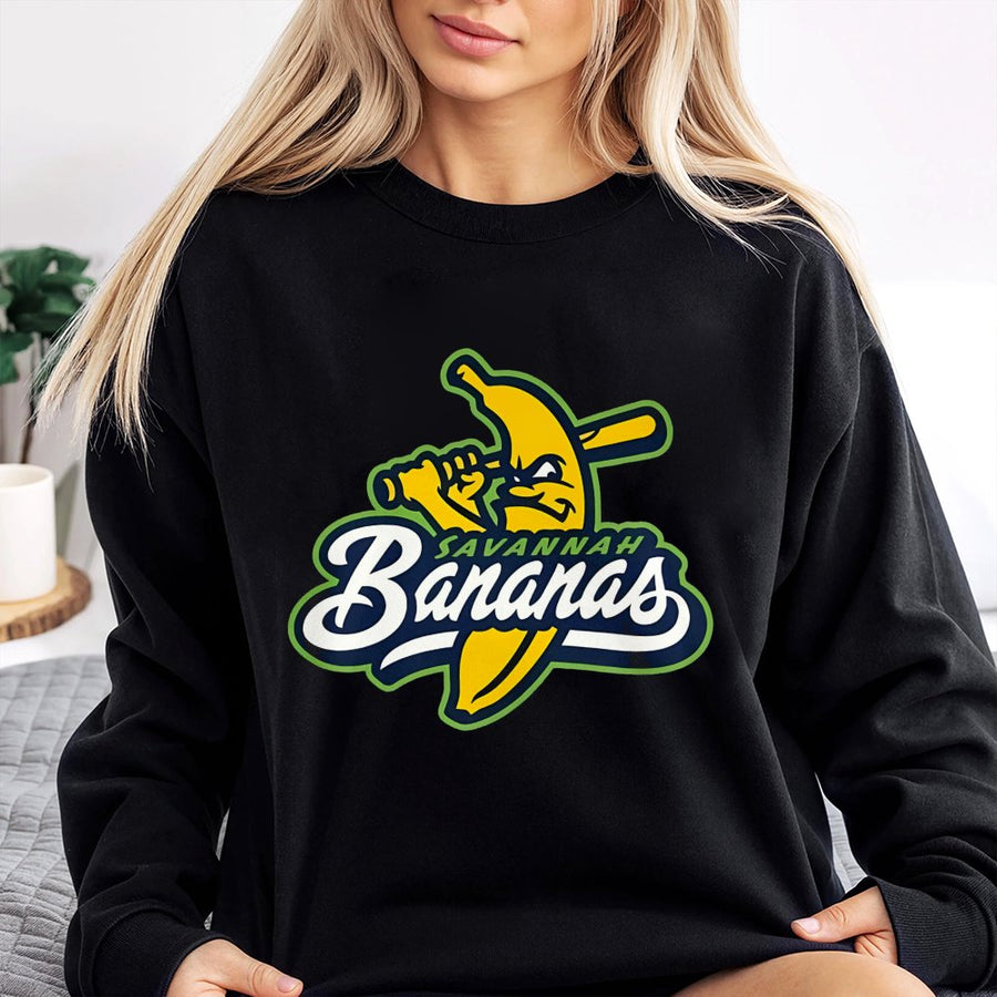 Savannah Banana Baseball Sweatshirt Banana Baseball Logo Sweatshirt