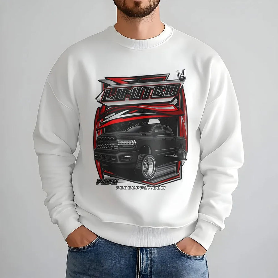 Truck Graphic Sweatshirt | Limited Edition Pickup Truck Design | Premium Cotton Blend Crewneck | Gift for Truck Enthusiast Men and Women