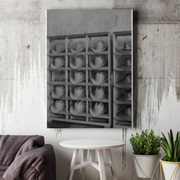 Cowboy Hat Canvas Wall Art | Black and White Western Photography | Premium Thick Gallery Canvas | Rustic Farmhouse Decor Gift
