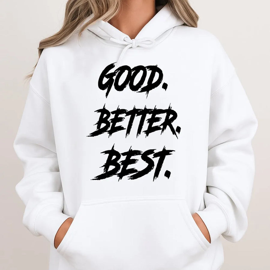Good Better Best Football Graphic Hoodie, Good Better Best Hoodie, Chicago Hoodie, Bears Hoodie, Football Hoodie