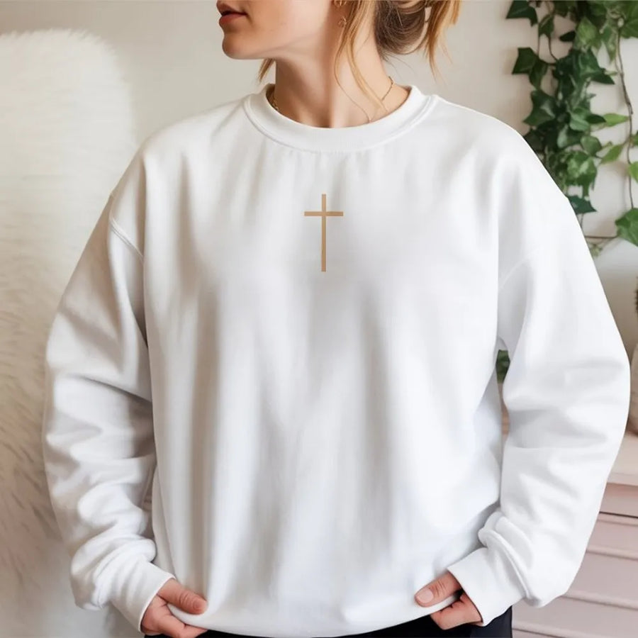 Christian Bible Verse Sweatshirt | Let All That You Do Be Done In Love Scripture | Soft Cotton Blend Pullover | Inspirational Faith Gift for Men & Women
