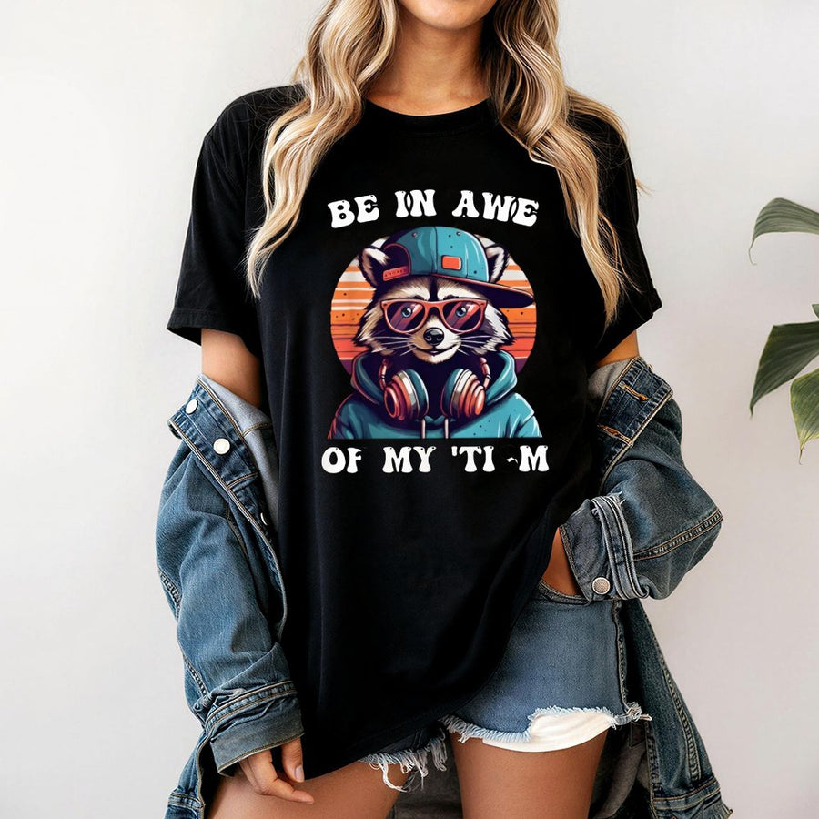 Raccoon Streetwear T-Shirt | Cool Hip Hop Graphic Design | 100% Cotton Premium Tee | Unique Urban Gift for Men and Women