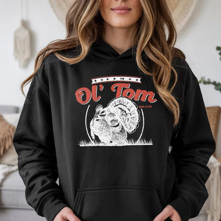 Turkey Hunting Hoodie | Realistic Turkey Head Graphic | Soft Cotton-Polyester Blend | Premium Gift for Outdoorsmen and Hunters