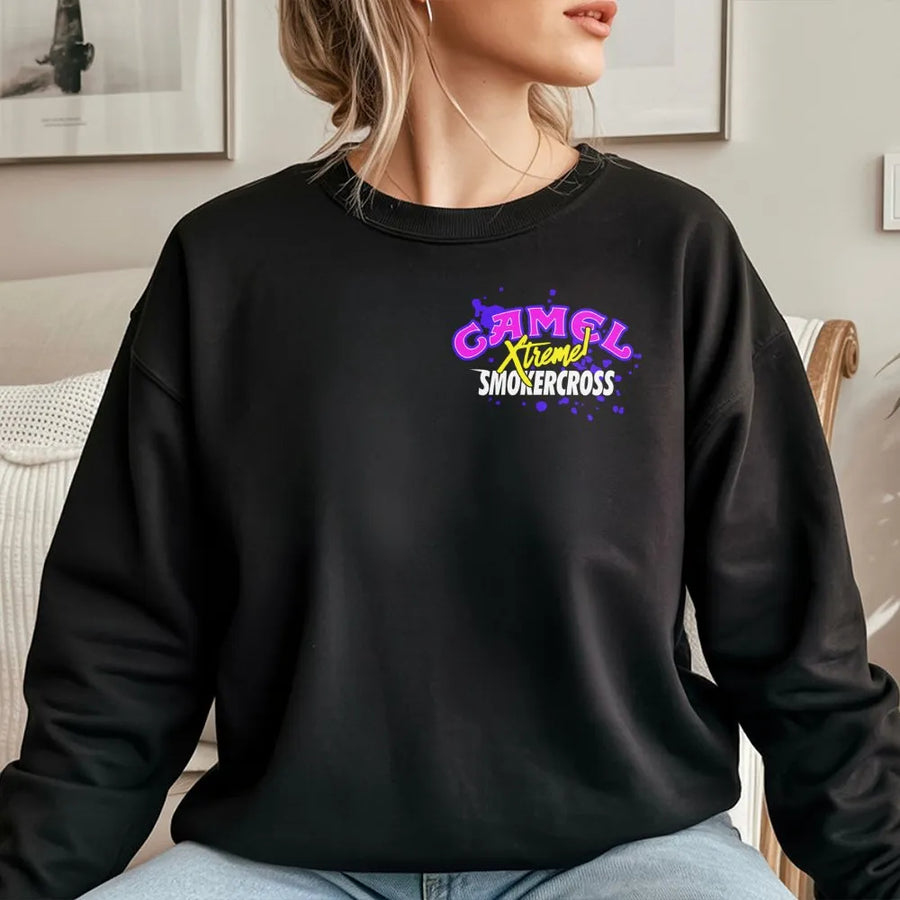 Motorsport Graphic Sweatshirt | Xtreme Supercross Racing Design | Premium Cotton-Poly Blend | Unisex Streetwear Gift for Racing Fans