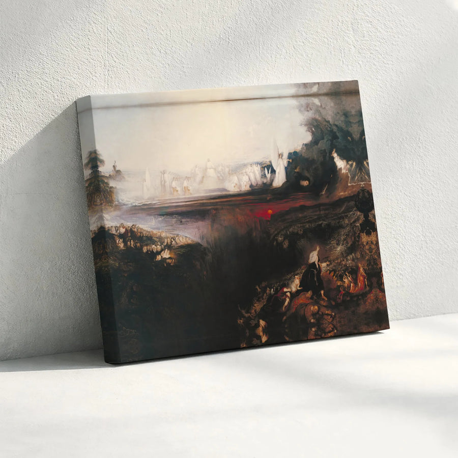 John Martin The Last Judgement Canvas | Biblical Apocalypse Fine Art Print | Premium Fade-Resistant Wall Decor | Classic Religious Art Collector's Gift