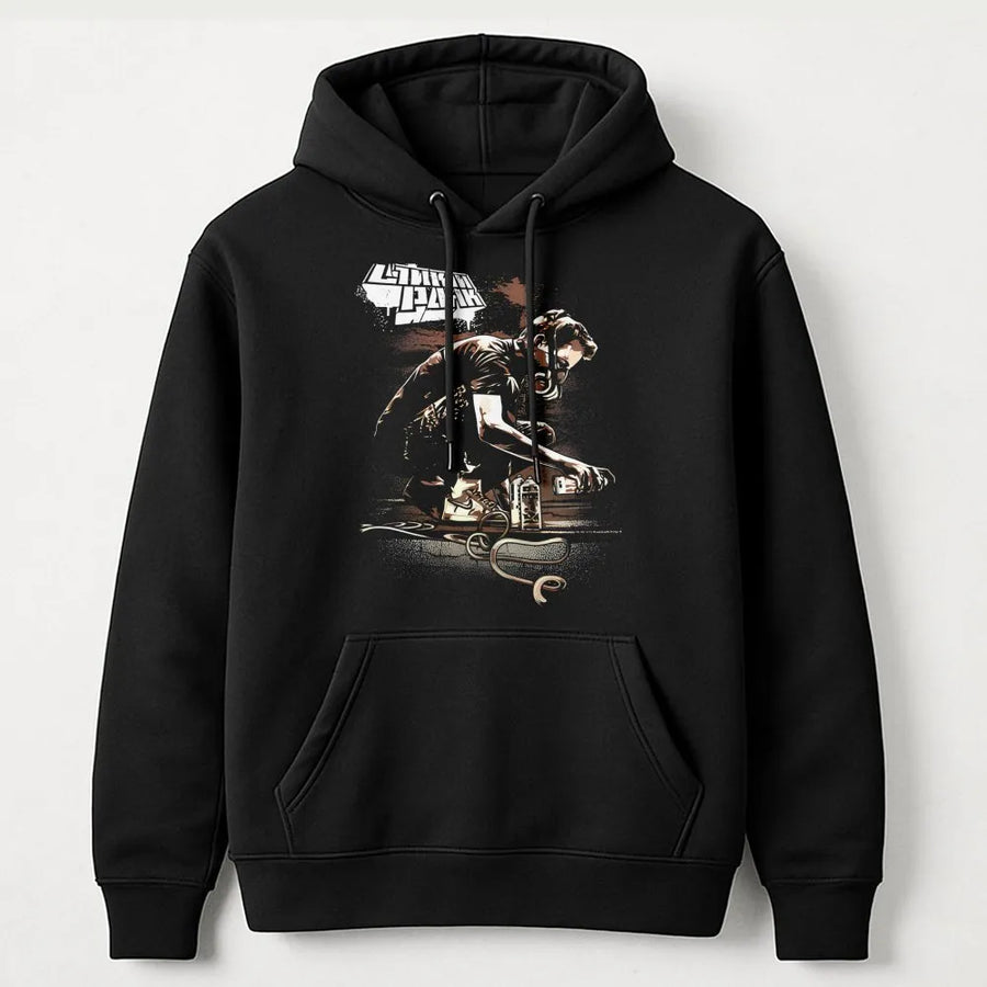 Graffiti Artist Hoodie | Street Art Mural Graphic Design | Premium Cotton Blend | Alternative Rock Fan Gift Unisex Apparel