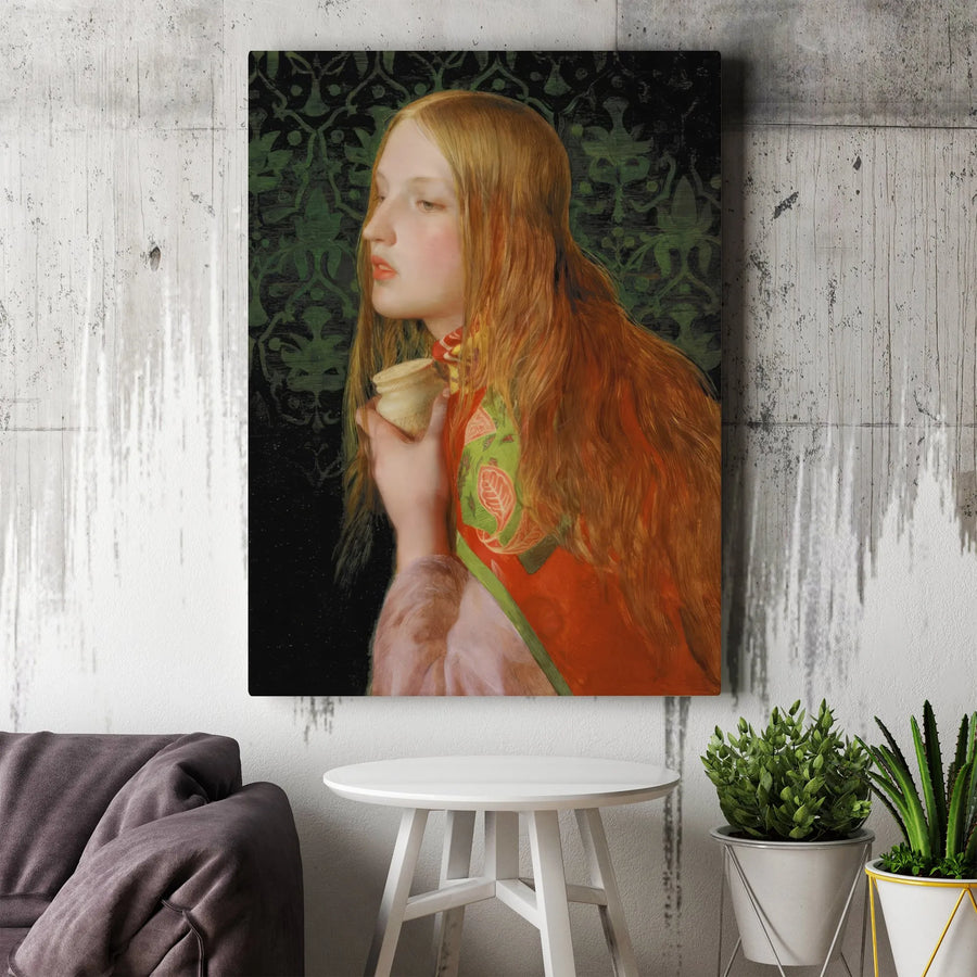 The Love Cup by Dante Gabriel Rossetti | Pre-Raphaelite Fine Art Print | Gallery-Quality 1.25" Canvas | Classic Home Decor Wall Art