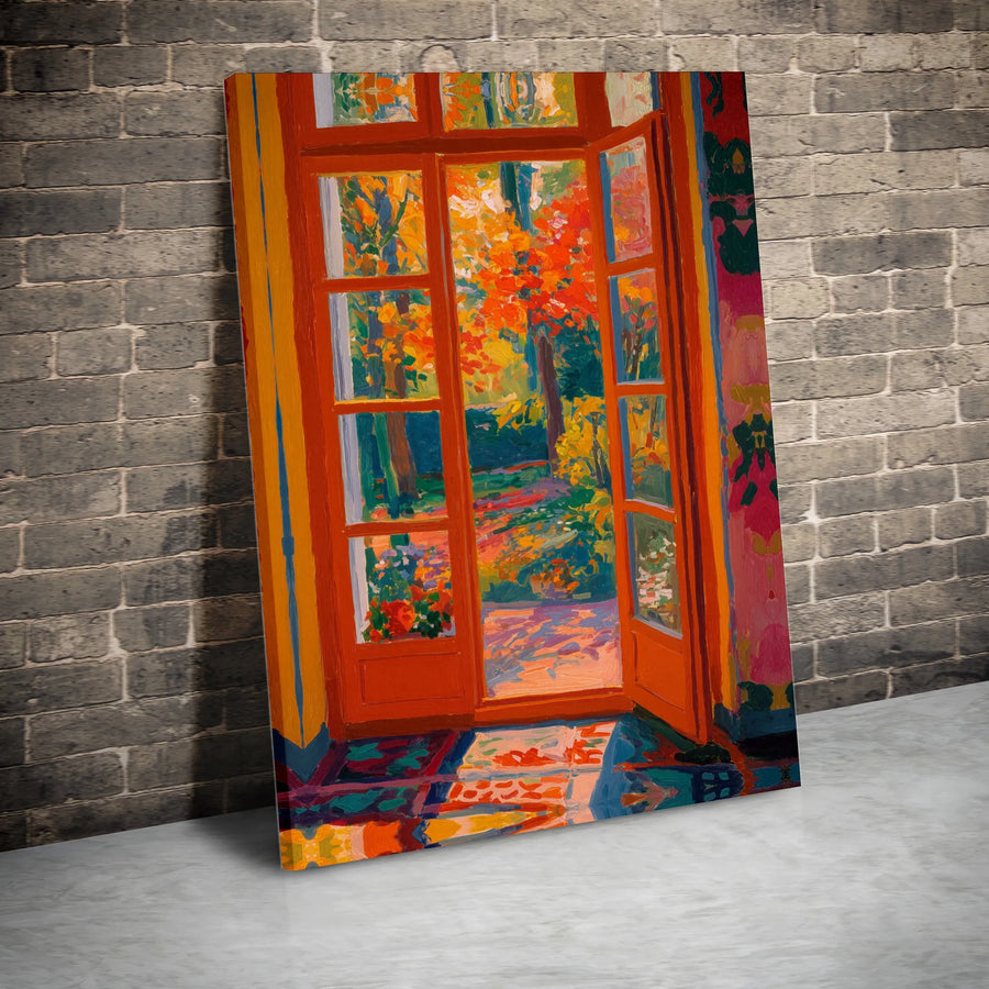 Matisse Open Window Canvas Print | Colorful Fauvist Wall Art | Premium Gallery Wrapped Canvas | Modern Home Decor Gift