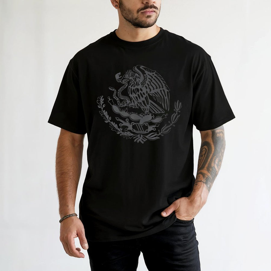 Mexico Eagle T-Shirt | Distressed Mexican Flag Heritage Design | 100% Cotton Premium Tee | Cultural Pride Gift For Him And Her