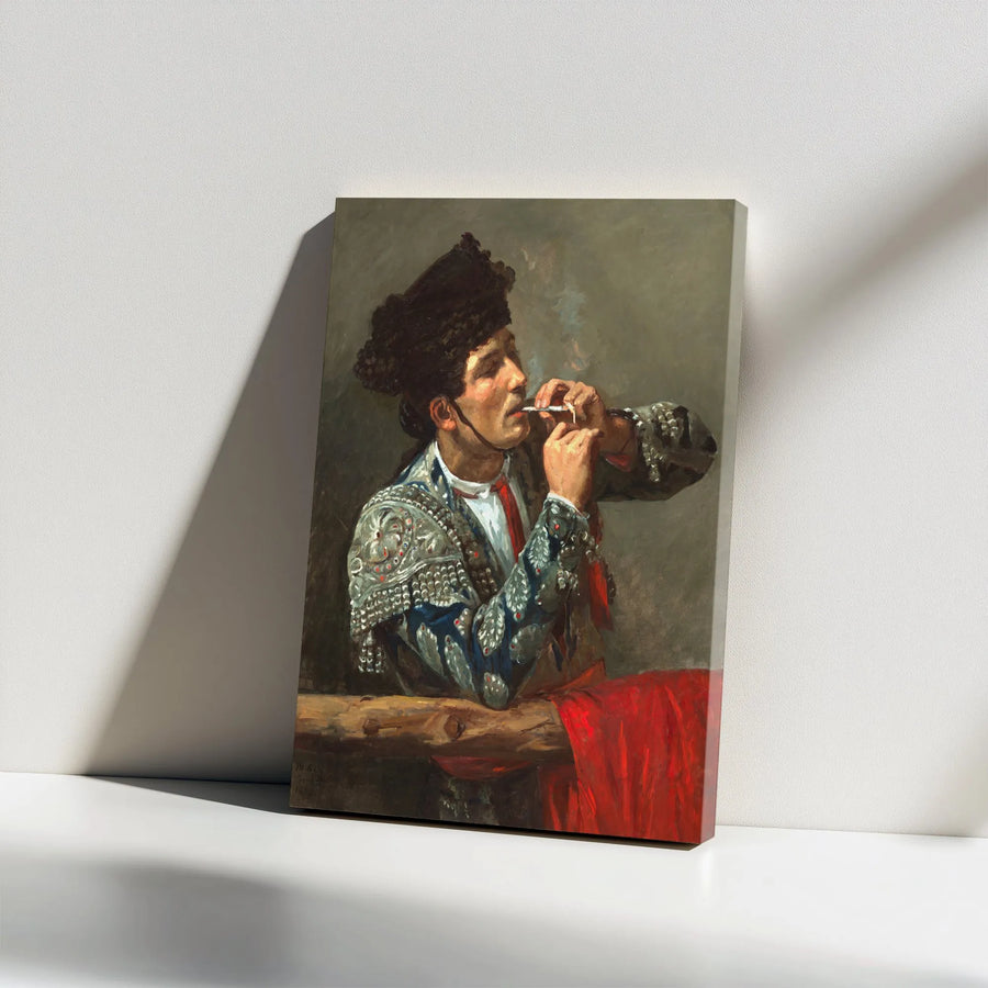 Sorolla After the Bullfight Vertical Canvas | Vintage Spanish Matador Wall Art | Premium Thick Gallery Wrap | Collector's Gift for Art History Lover