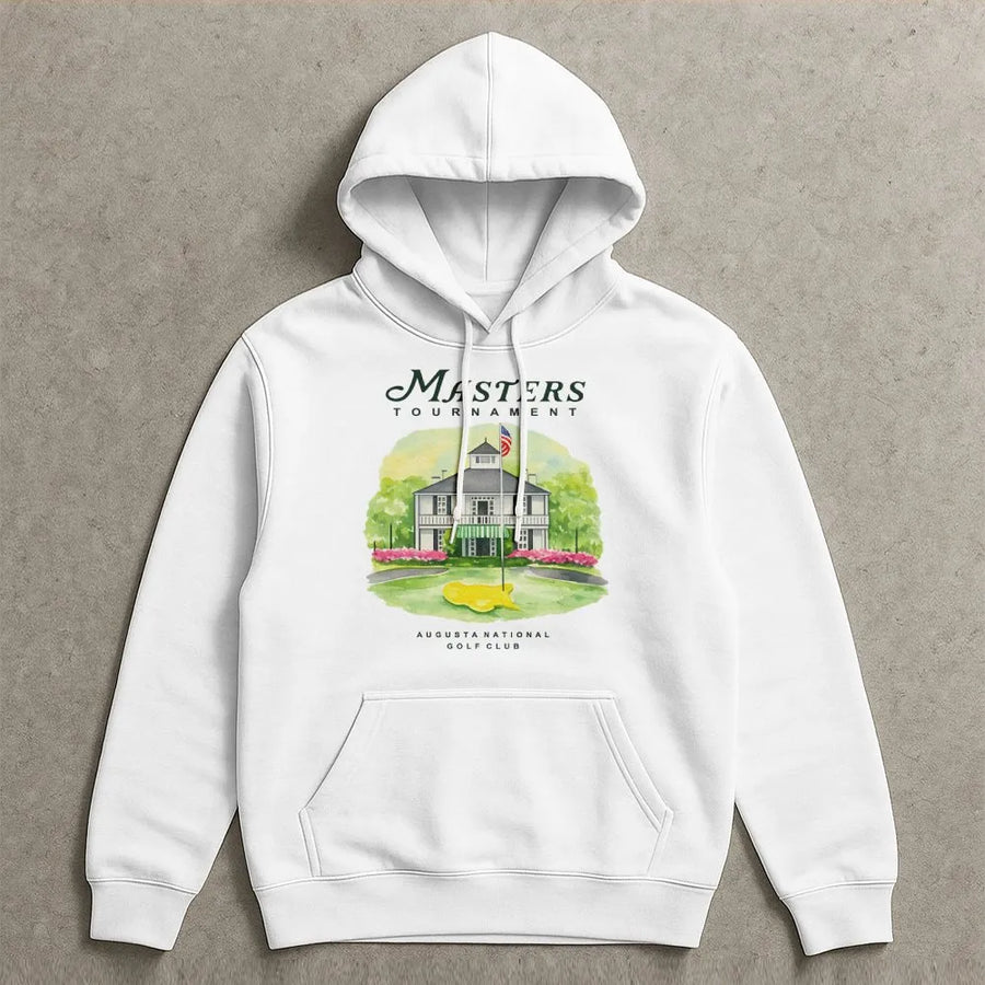 Golf Club Graphic Hoodie | Classic Tournament Sport Apparel | Premium Cotton Blend | Unisex Streetwear Gift for Golf Lovers