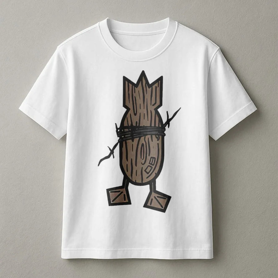 Duck Hunting T-Shirt | Wood Texture Bomb Graphic Design | 100% Soft Cotton | Premium Outdoor Waterfowl Hunter Gift