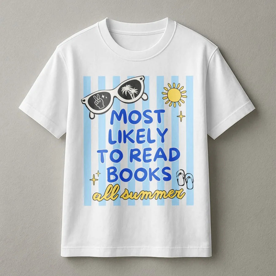 Most Likely To Travel T-Shirt | Retro Summer Graphic Pullover | Premium Soft Cotton Blend | Funny Vacation Gift for Traveler