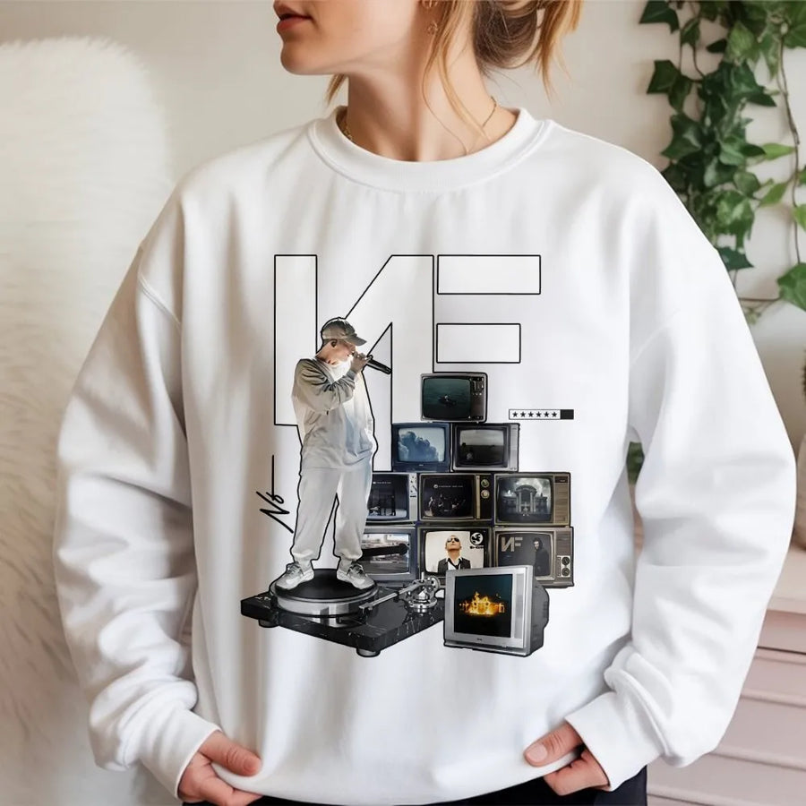 Nf New Album 2025 Fear Sweatshirt, Concert Sweatshirt For Men And Women, Perfect Gift
