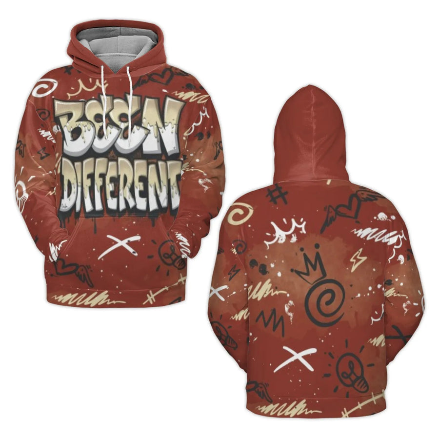 Been Different Graffiti Hoodie | Urban Streetwear Art Design | Premium Polyester Brushed Fleece | Unisex Urban Graphic Pullover Gift