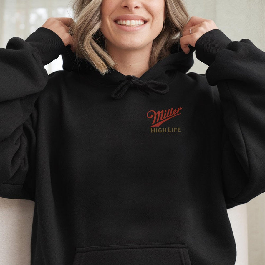 Unisex Hoodie Miller High Life Champagne Of Beers Hoodie,For Men,For Women Classic Fabric Menswear