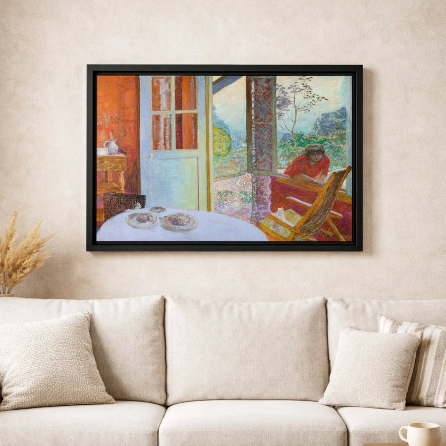 The Dining Room by Paul Signac | Pointillism Fine Art Canvas Print | Gallery-Wrapped 1.25" Profile | Museum Quality Wall Decor for Art Lovers