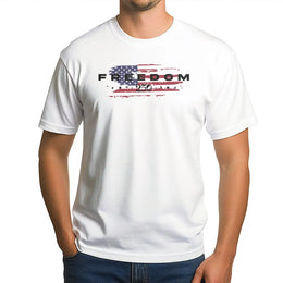 Freedom 250 T-Shirt | Vintage Distressed American Flag Graphic | Premium Cotton Unisex Tee | 1776-2026 Patriotic Gift for USA Lovers