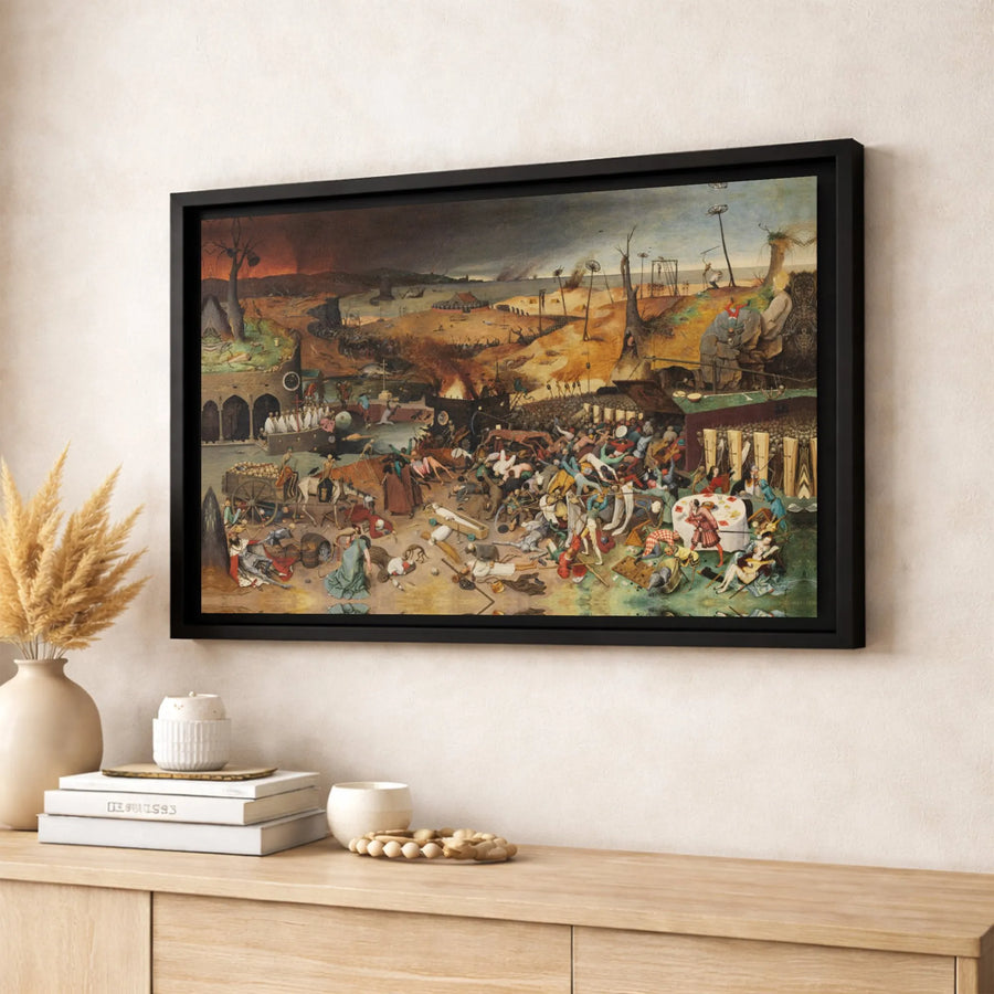The Triumph of Death Canvas Print | Pieter Bruegel the Elder Masterpiece | Premium 1.25" Thick Gallery Wrap | Fine Art Wall Decor for History Lovers