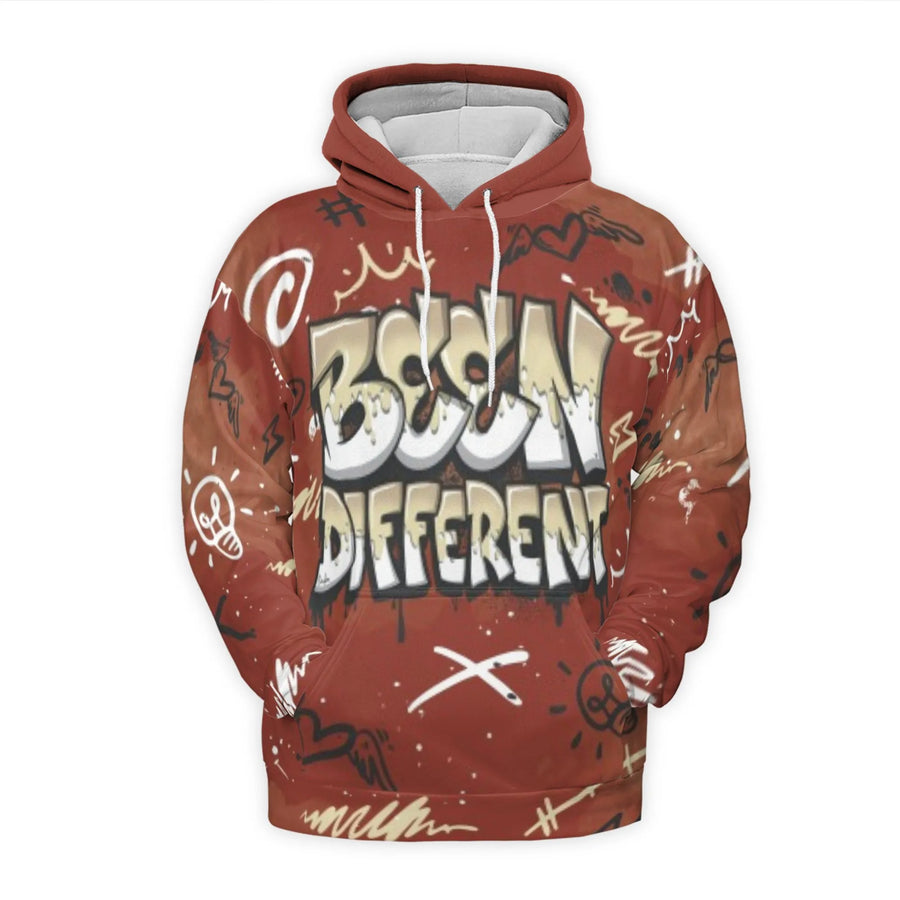 Been Different Graffiti Hoodie | Urban Streetwear Art Design | Premium Polyester Brushed Fleece | Unisex Urban Graphic Pullover Gift