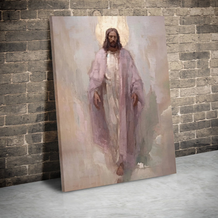 Jesus Christ Canvas Print | Impressionist Religious Wall Art | Premium Fade-Resistant Gallery Wrap | Spiritual Home Decor Gift