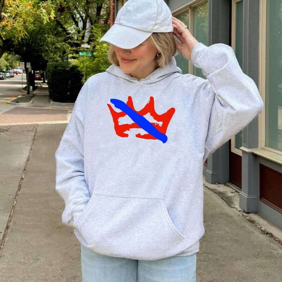No Kings Hoodie | Anti-Monarchy Protest Graphic | Premium Cotton Blend | Gift for Democracy Activists & Critics