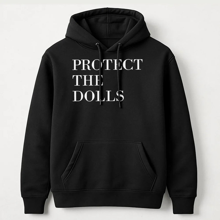 Protect The Dolls Hoodie | Trans Rights Activist Graphic Sweatshirt | Premium Cotton Blend | Equality Pride Gift For Allies