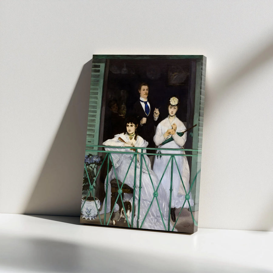 The Balcony by Édouard Manet Canvas Print | Classic Impressionist Wall Art | Premium Gallery Wrapped Decor | Gift for Art Lovers