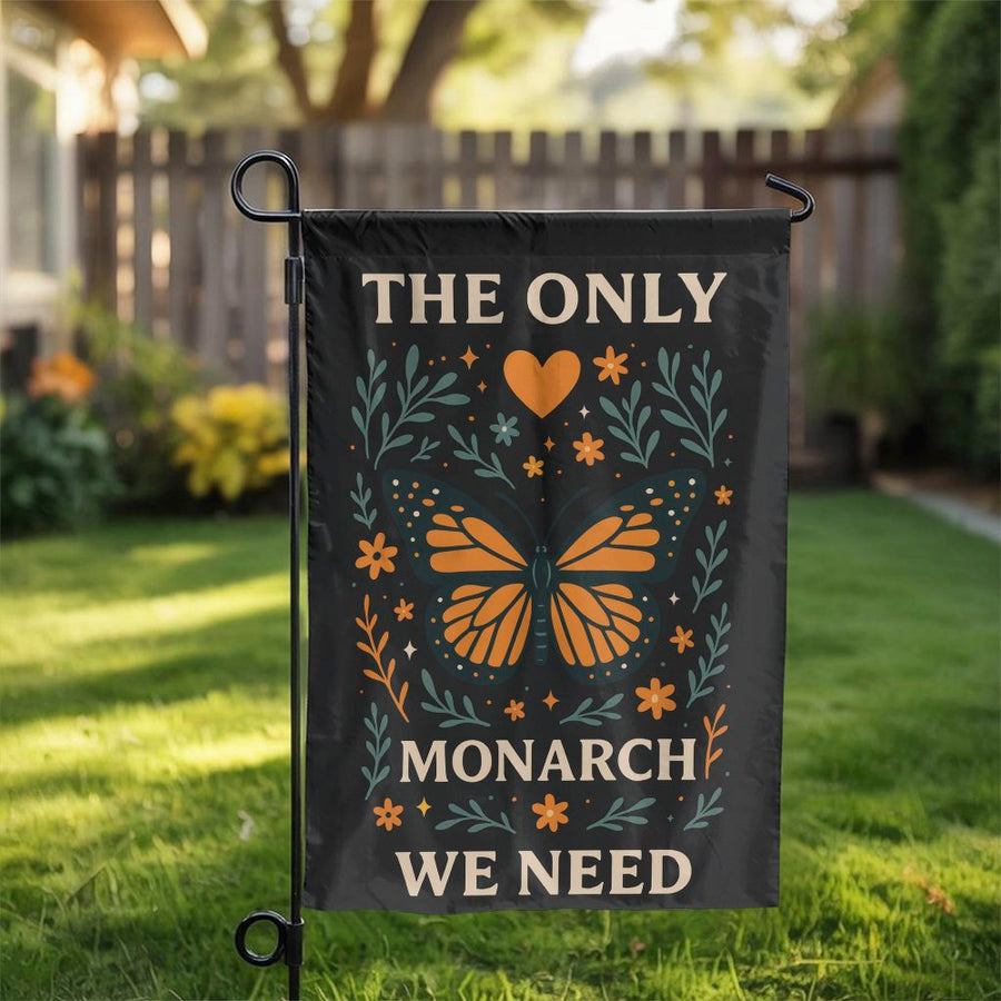 Monarch Butterfly Garden Flag | Floral Nature Yard Decor | Premium Weather-Resistant Polyester | Gift for Butterfly Lovers & Nature Enthusiasts