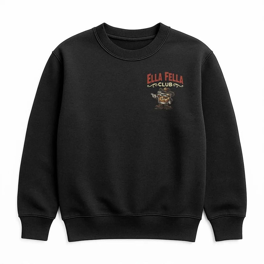 Ella Fella Club Shirt | Retro Western Whiskey Graphic Tee | Premium Cotton T-Shirt | Funny Southern Style Gift for Men and Women