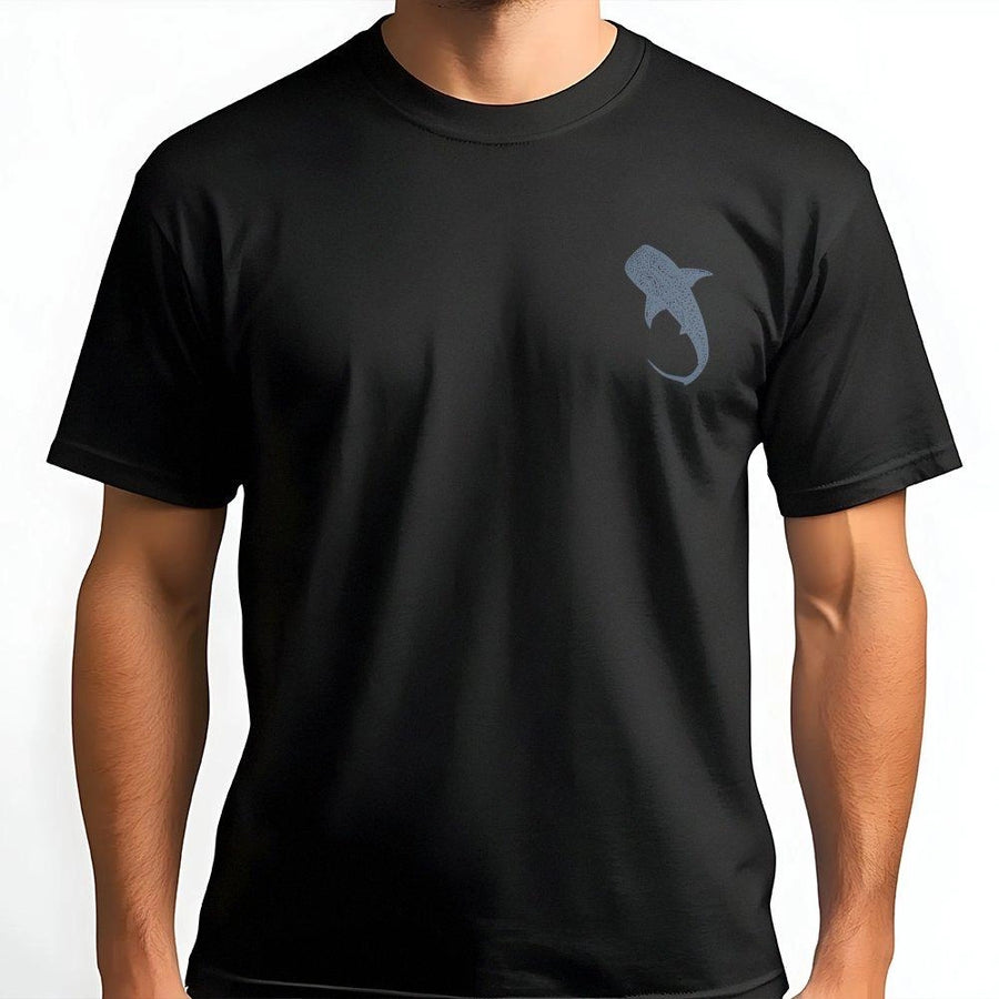 Whale Shark T-Shirt | Minimalist Marine Life Graphic | Premium Cotton Unisex Tee | Ocean Lover Coastal Beach Gift