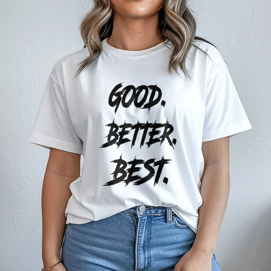 Good Better Best Football Graphic T-Shirt, Good Better Best T-Shirt, Chicago T-Shirt, Bears T-Shirt, Football T-Shirt
