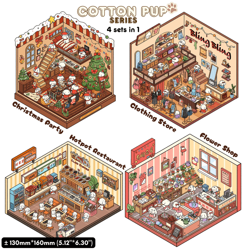 Stick n’ Scene 3D DIY Scene Stickers Therapy Sets